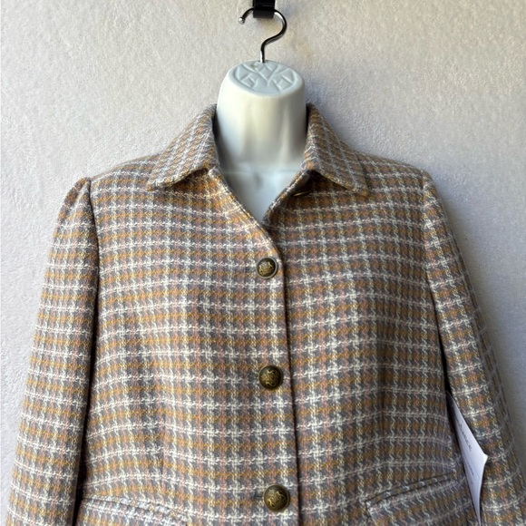 Sundance Tweed Blazer Cropped Jacket - Picture 3 of 6